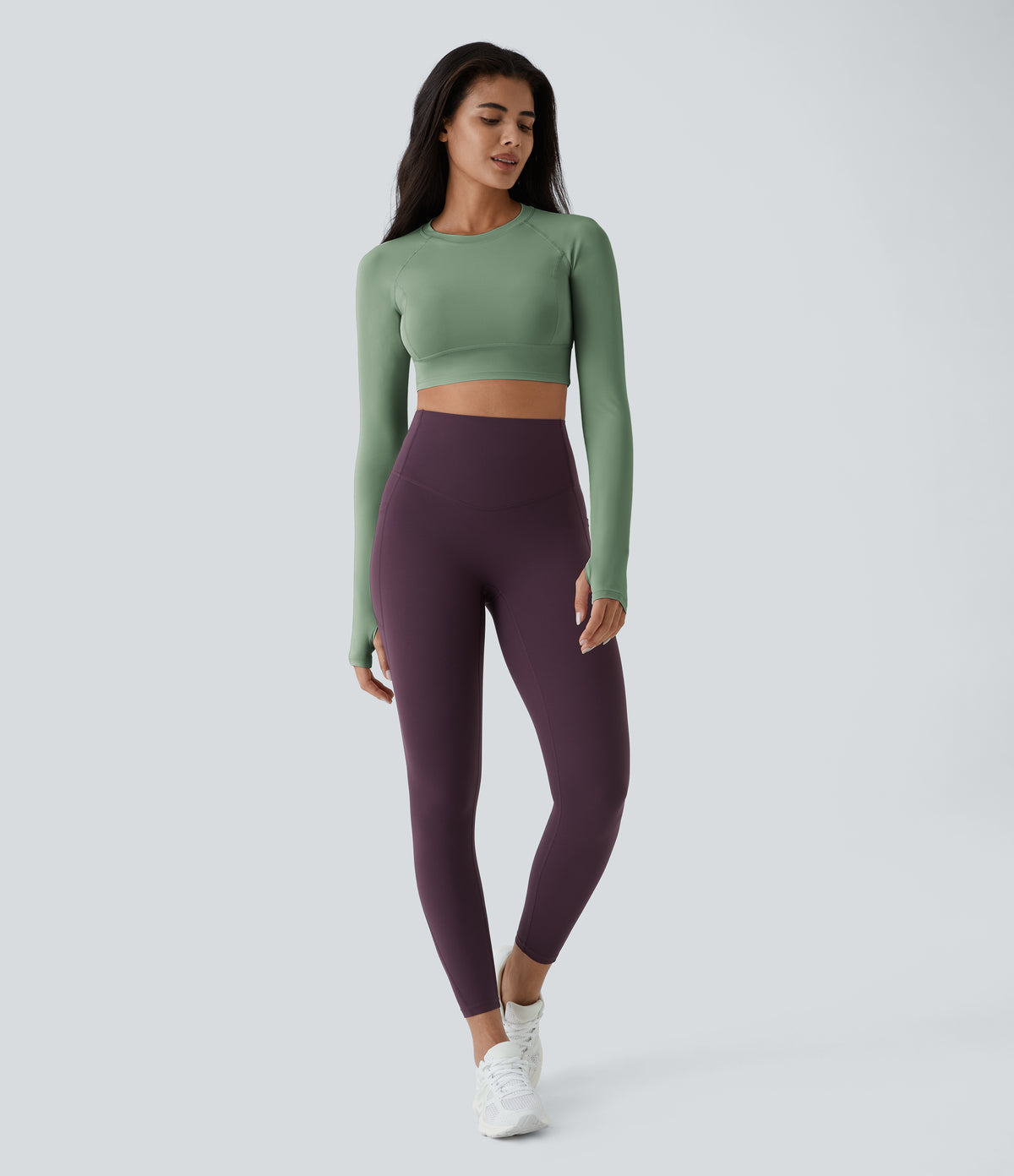 Sora Crop Top — Maroon Banner