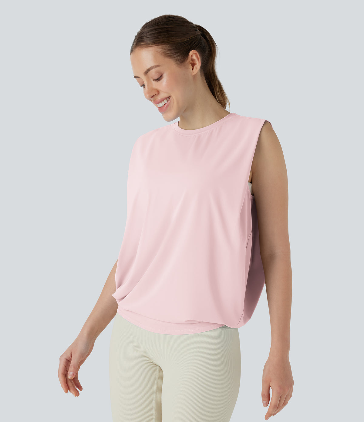 Lucia Tank — Primrose Pink