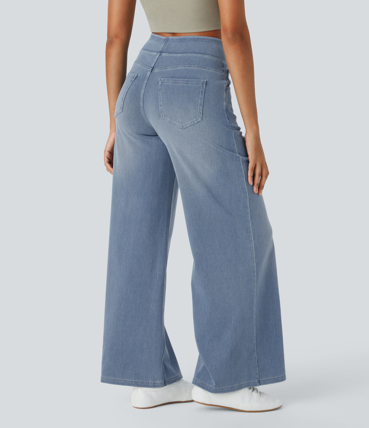 Calista Jeans — Gray Blue Denim