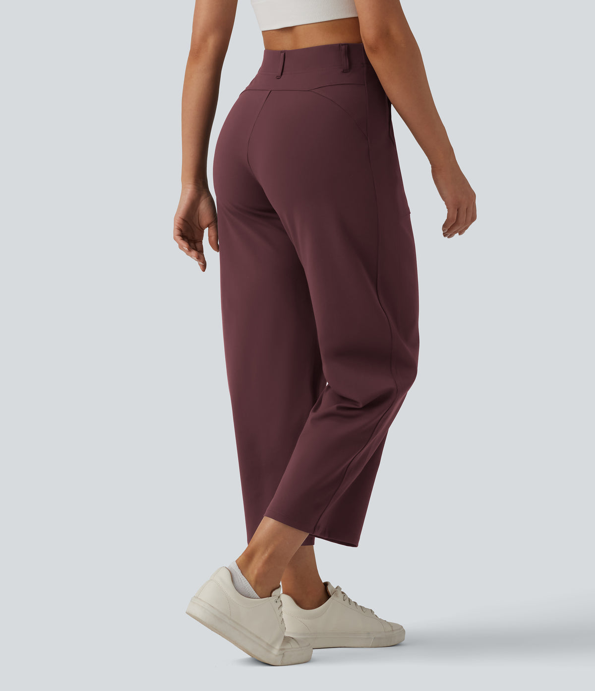 Leonie Pants — Red Mahogany