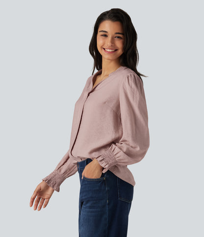 Lilou Blouse — Shadow Gray