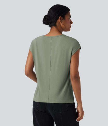 Oona T-Shirt — Hedge Green