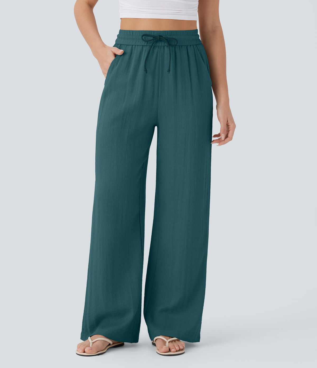 Lavinia Pants — Atlantic Deep