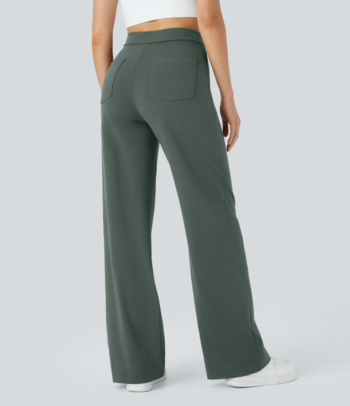 Isolde Pants — Deep Aquamarine