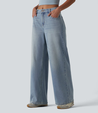 Lacey Jeans — Sunset Blue Denim