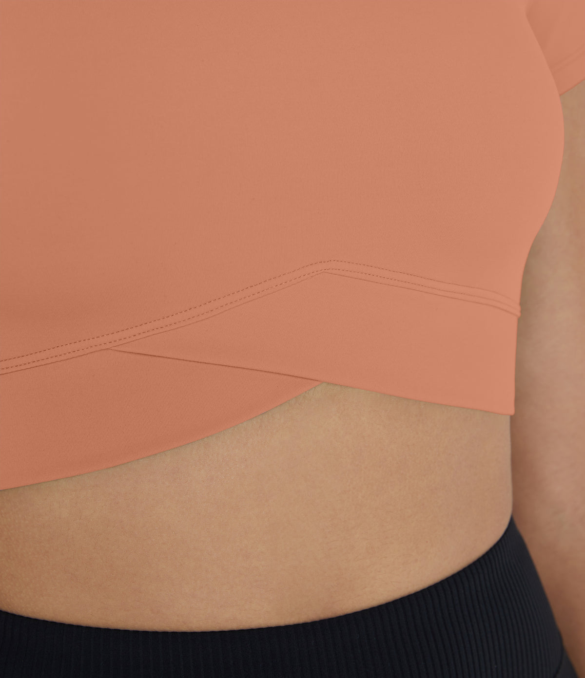 Aria Crop Top — Baroque Blue