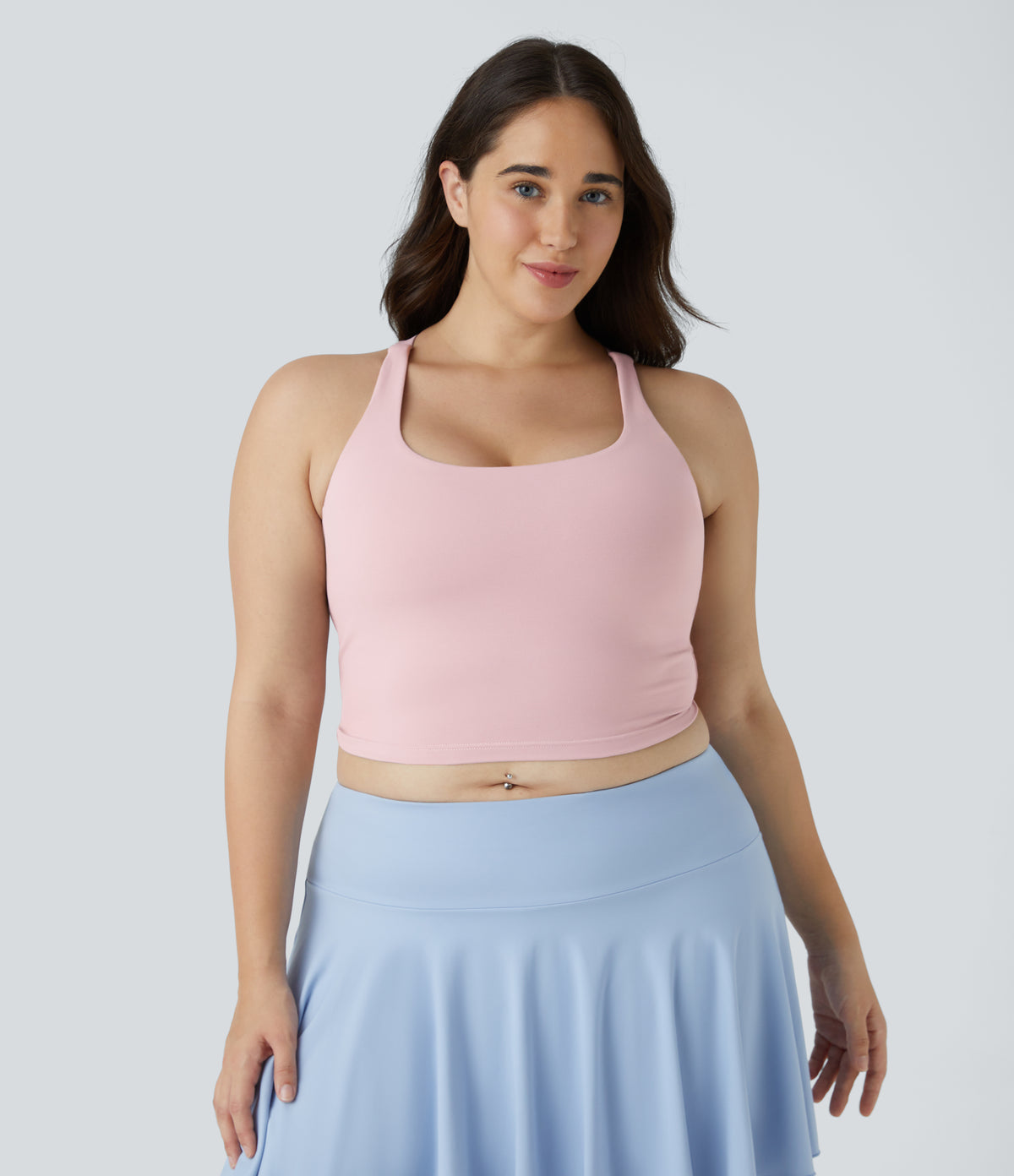 Nola Crop Top — Peachskin