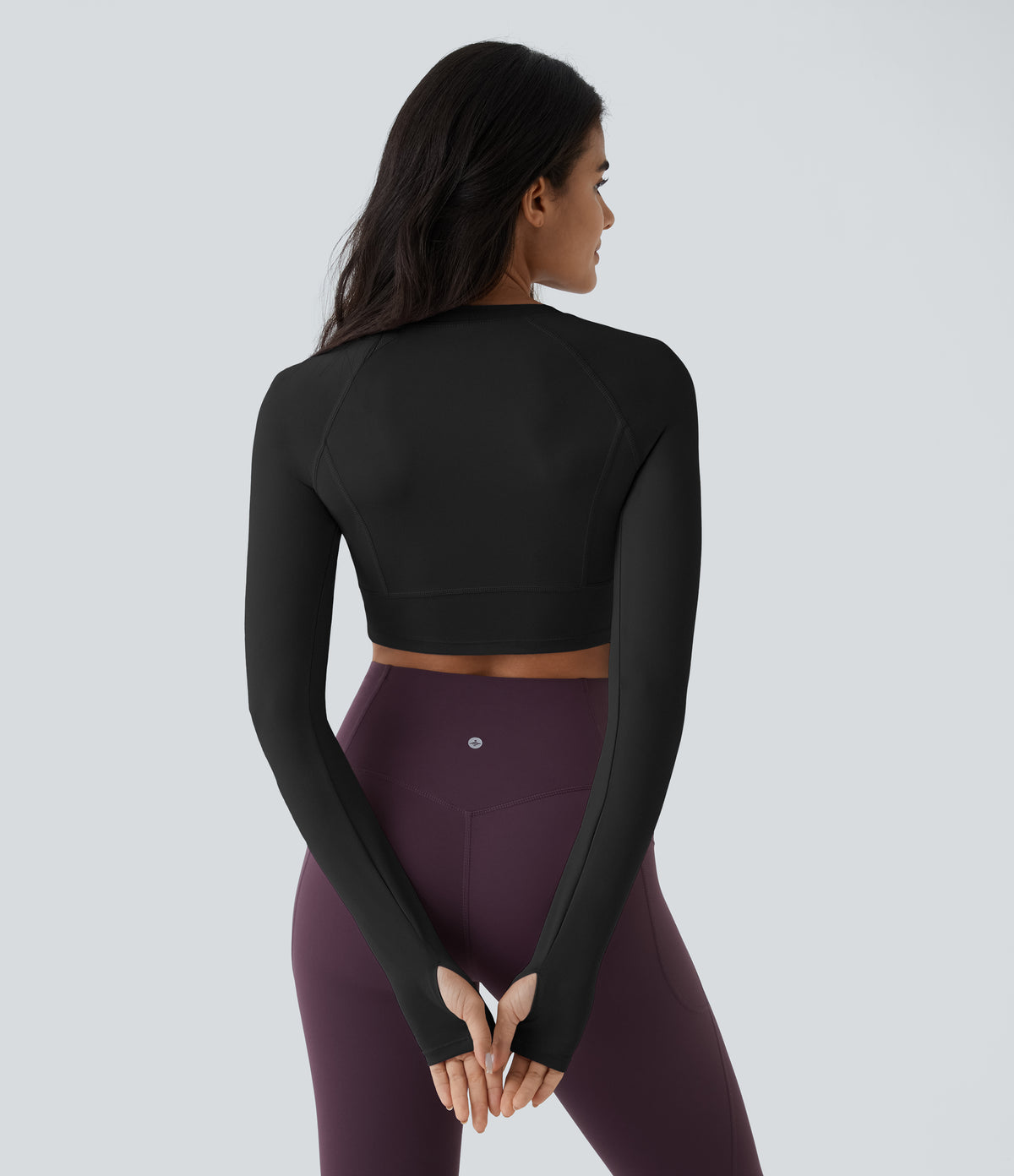 Sora Crop Top — Black