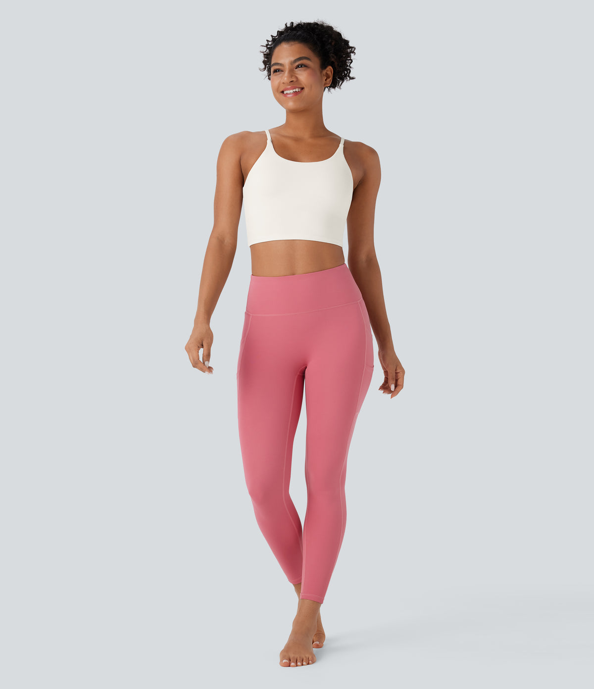 Luma Crop Top — Frosty Green