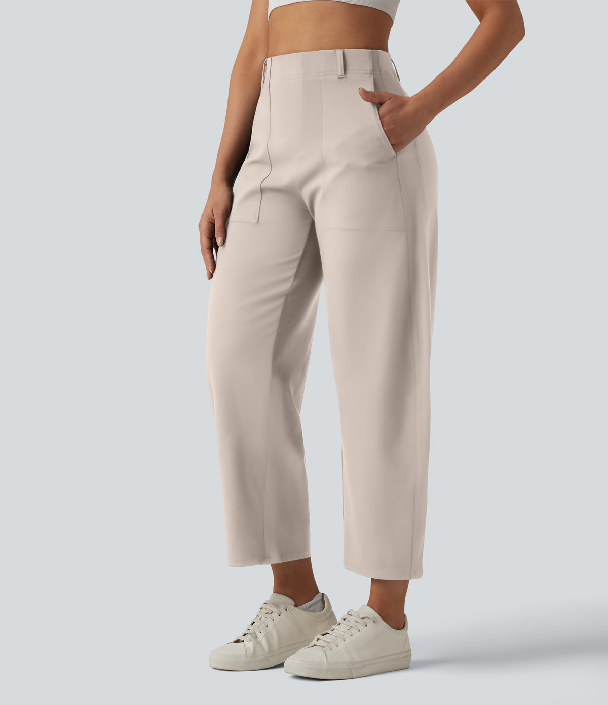 Leonie Pants — Oat Milk