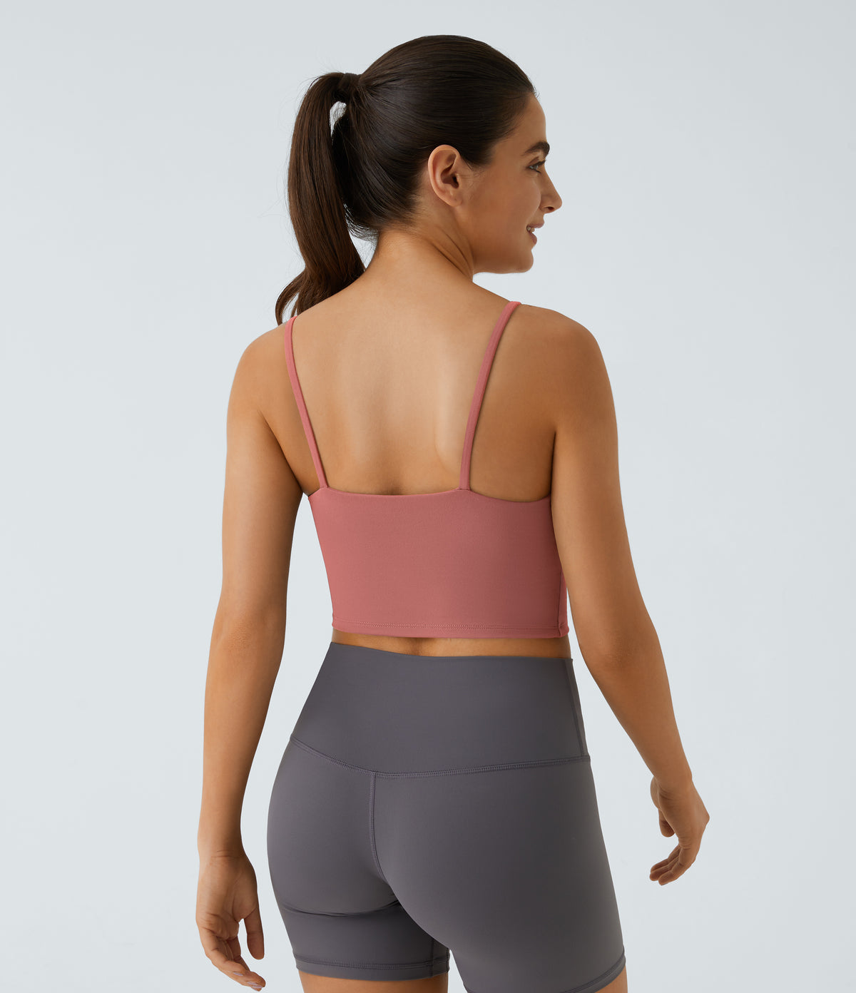 Luma Crop Top — Woodsmoke