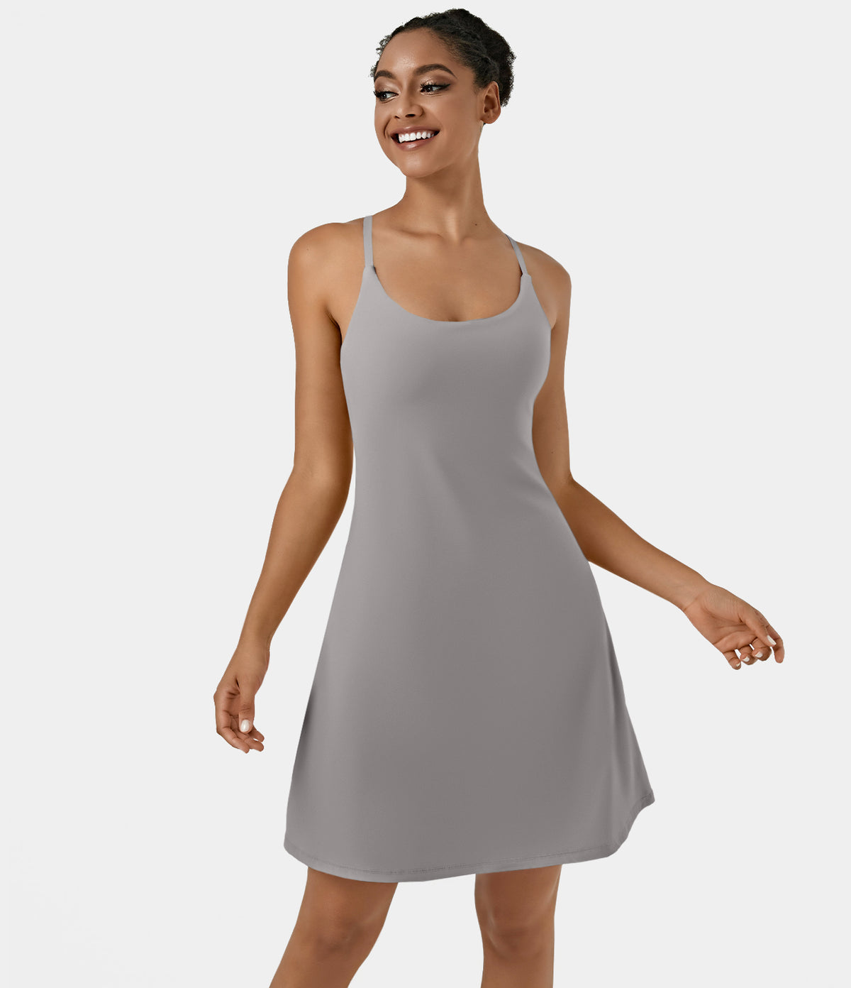 Aura Dress — Gull