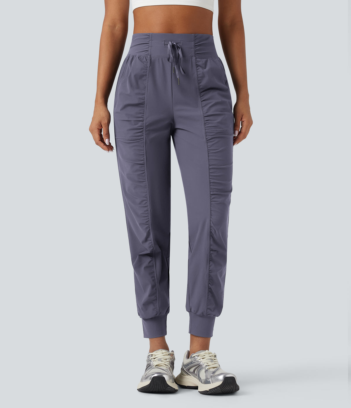 Odette Jogger — Charcoal Blue