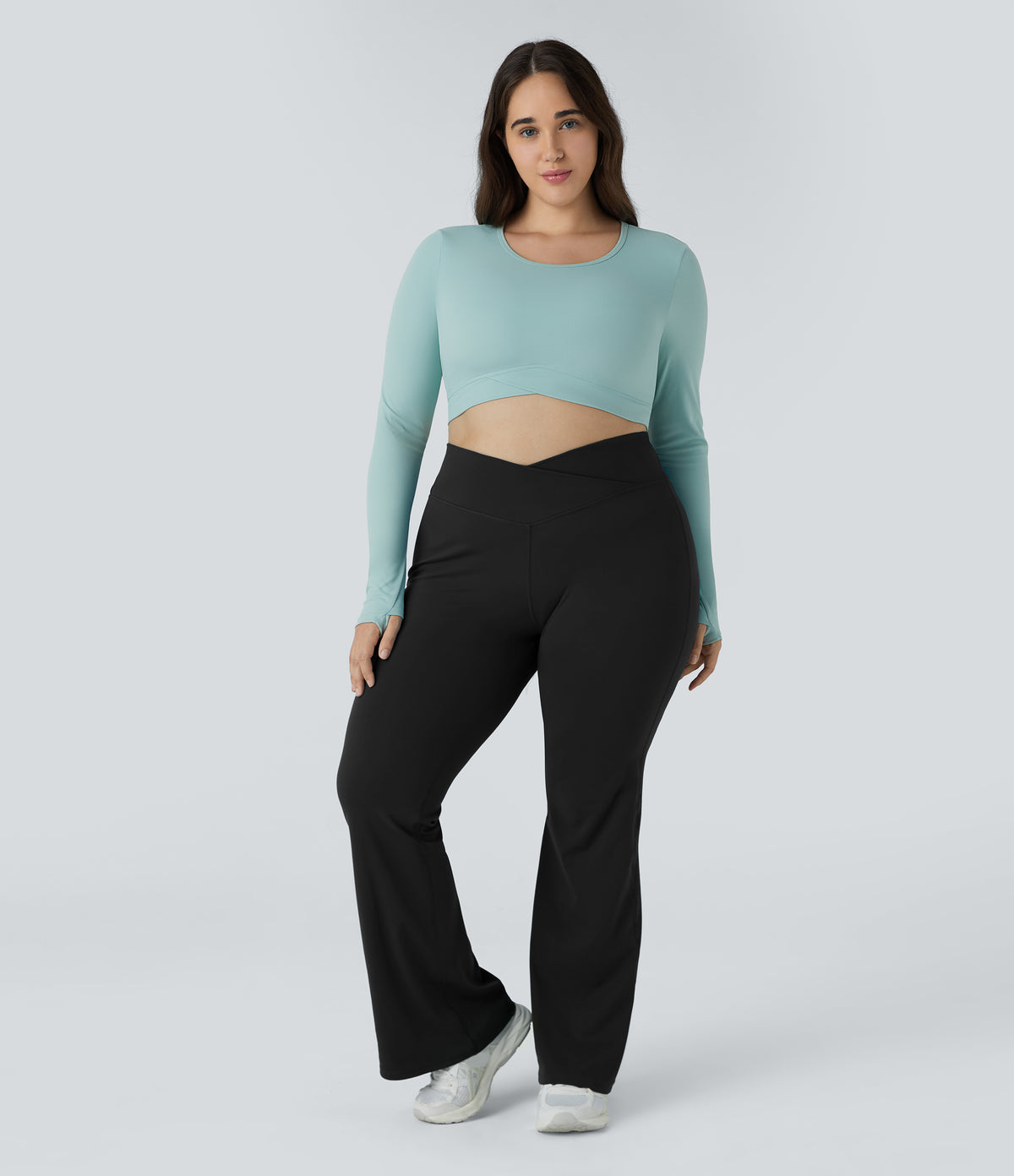 Linden Flare Legging — Forest Night