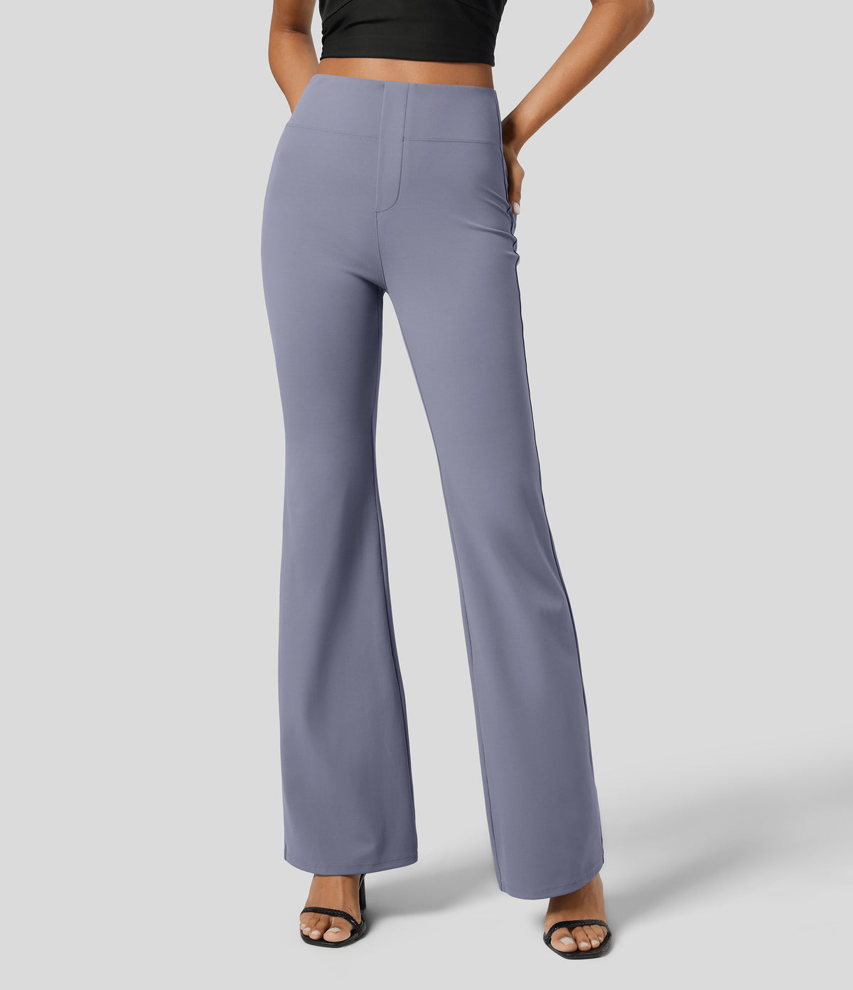 Delia Pants — Cement Gray
