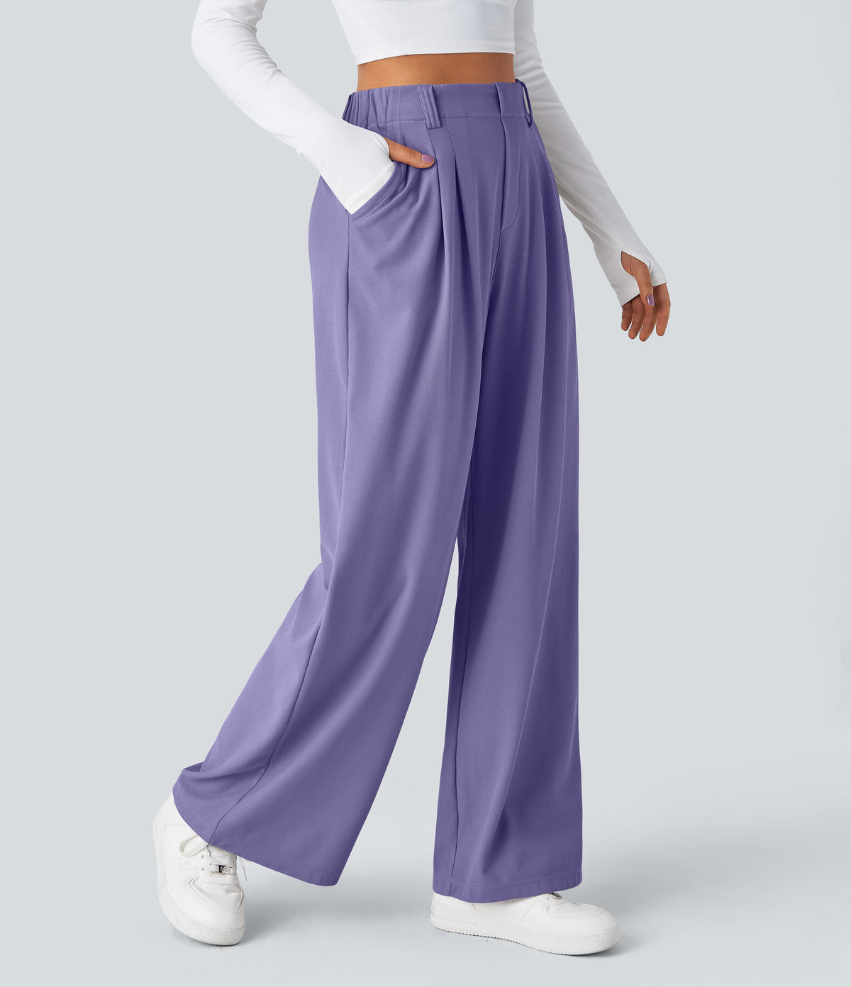 Aurora Pants — Mellow Purple