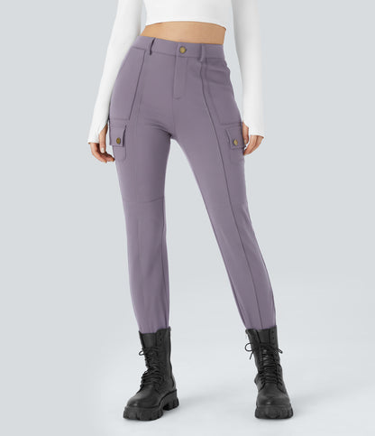 Cassia Pants — Purple Ash