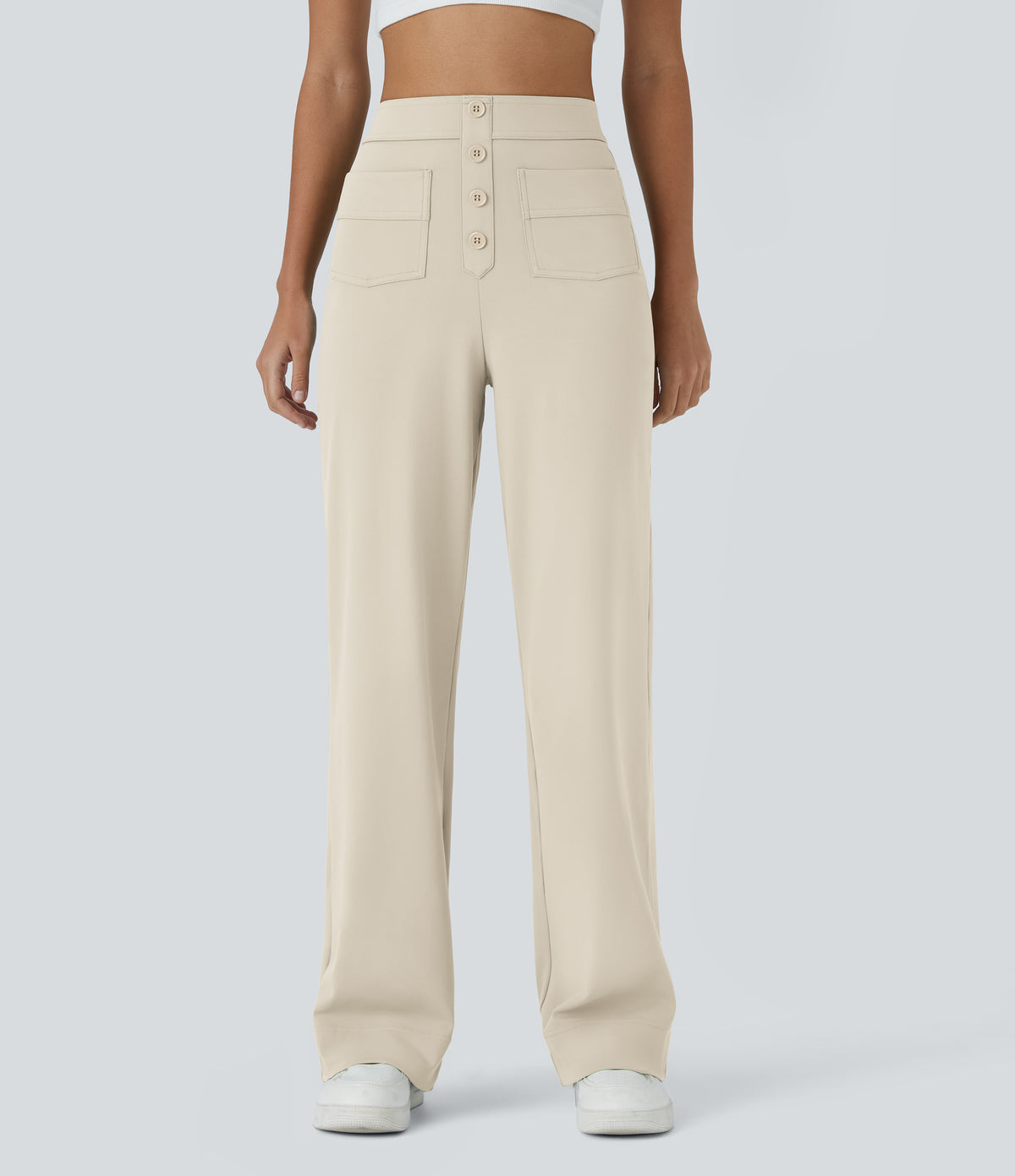 Isolde Pants — Oat Milk