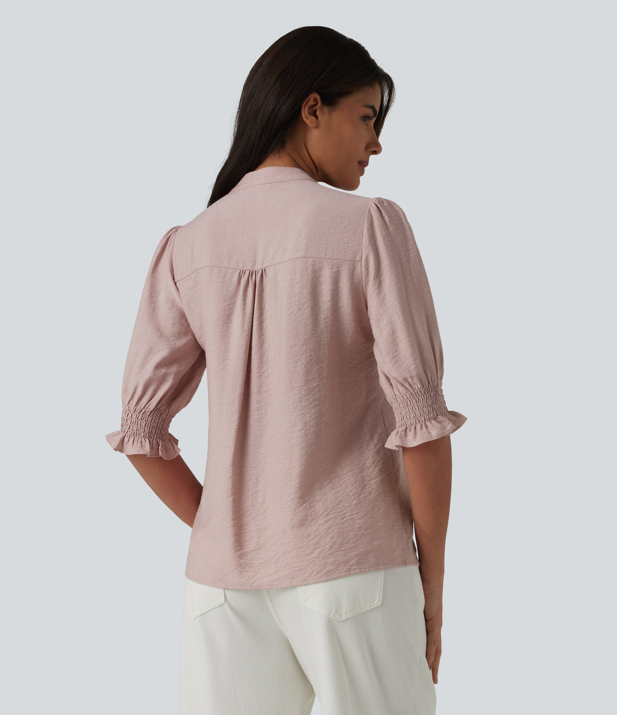 Imogen Blouse — Shadow Gray