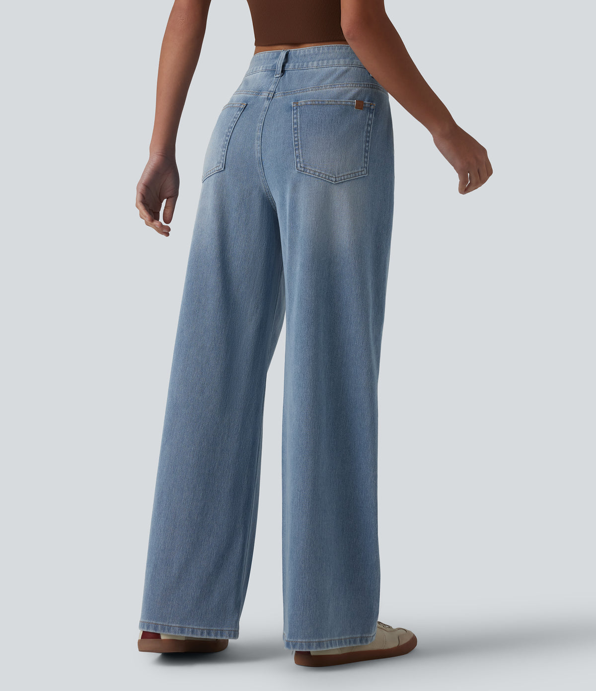 Lacey Jeans — Powder Blue Denim