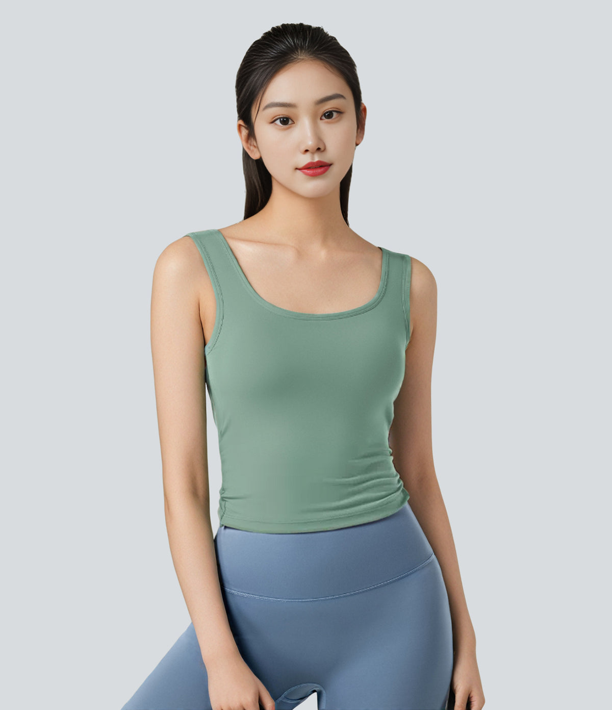 Ballet Tank — Evening Blue