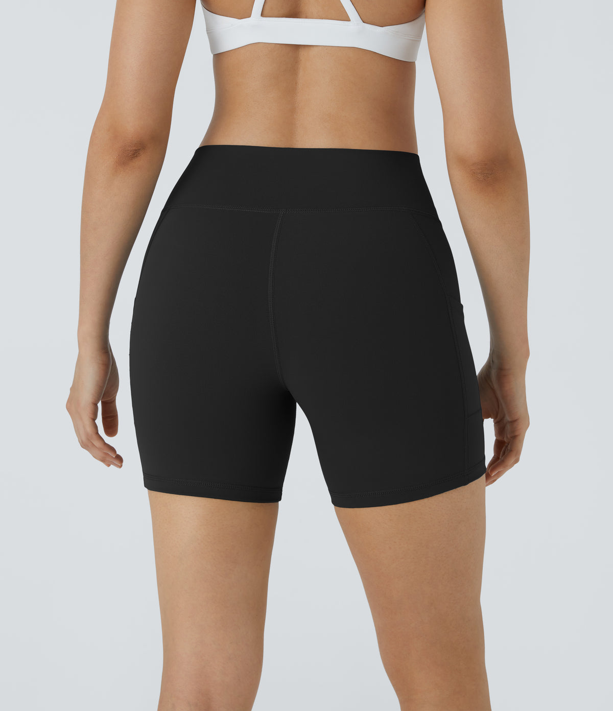 Dahlia Biker Short — Black Panther