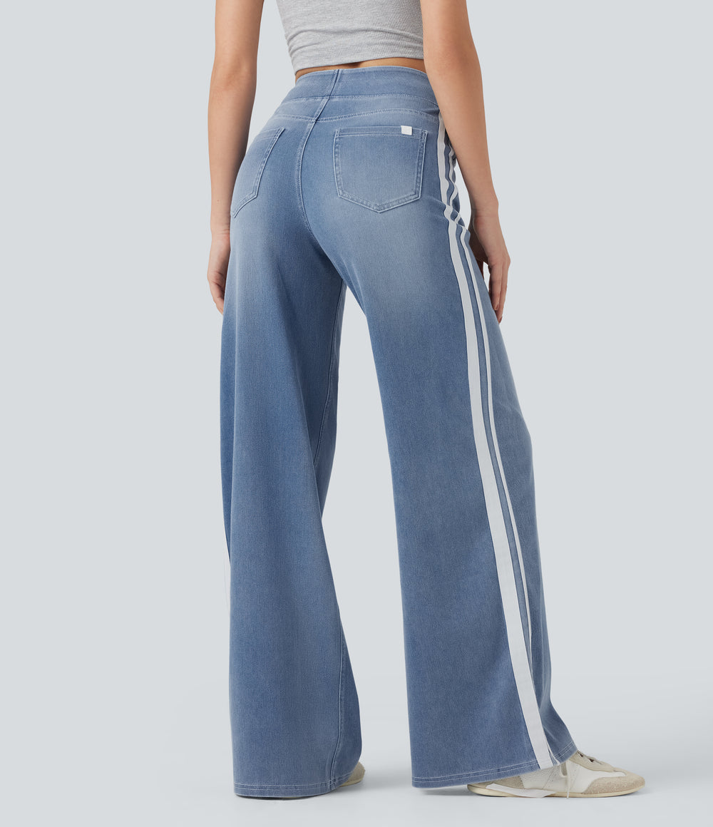 Peony Jeans — Powder Blue Denim
