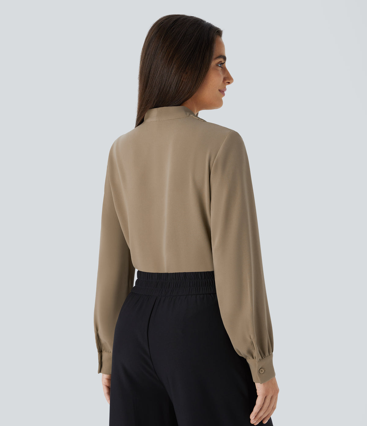 Verena Blouse — Petrified Oak