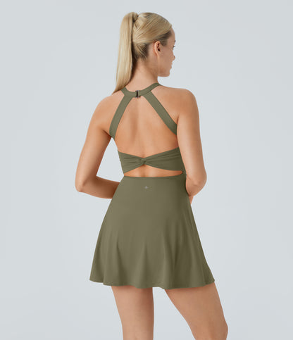 Magnolia Dress — Dusty Orange