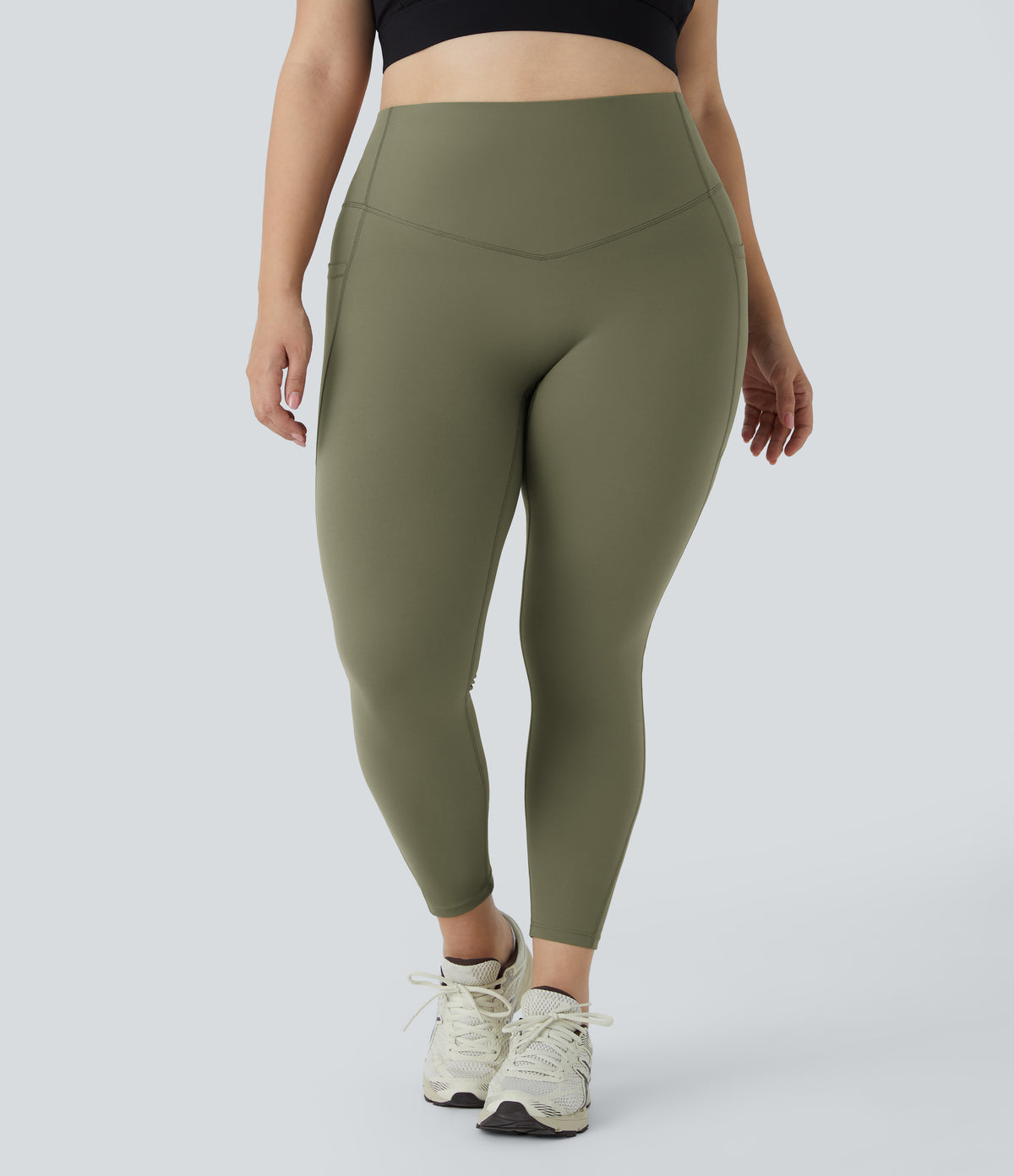 Briar Legging — Grass Grey Green
