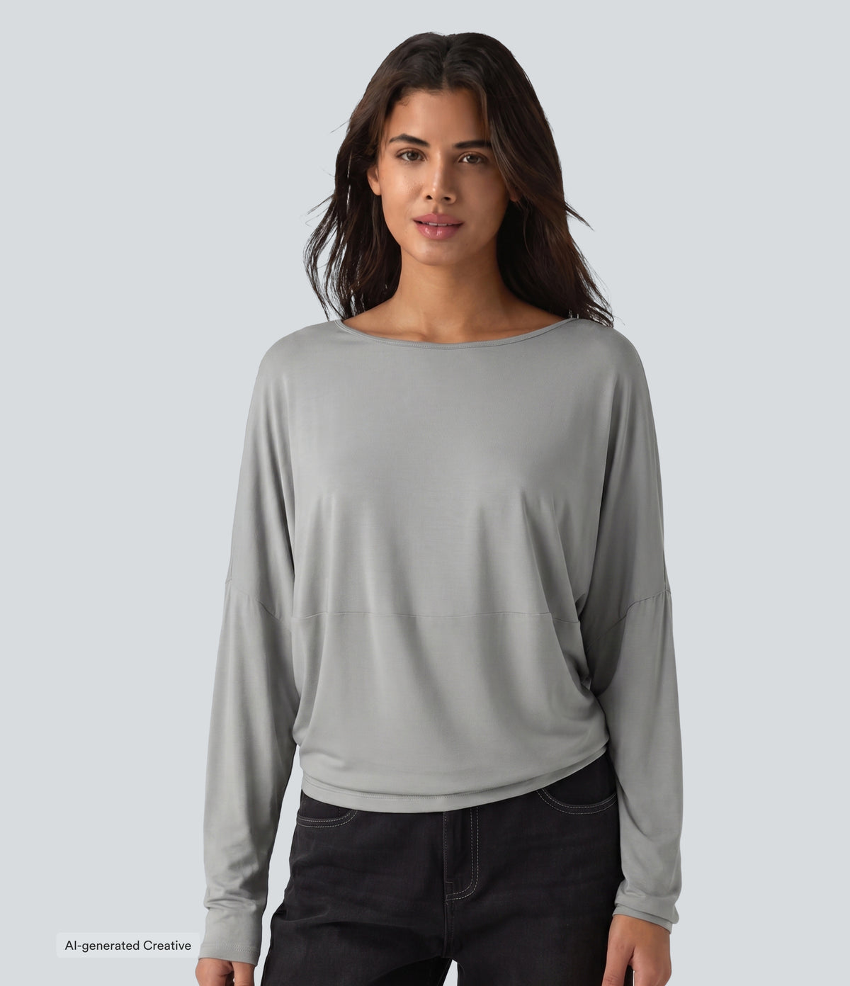 Roselle Long-Sleeve Top — Pigeon