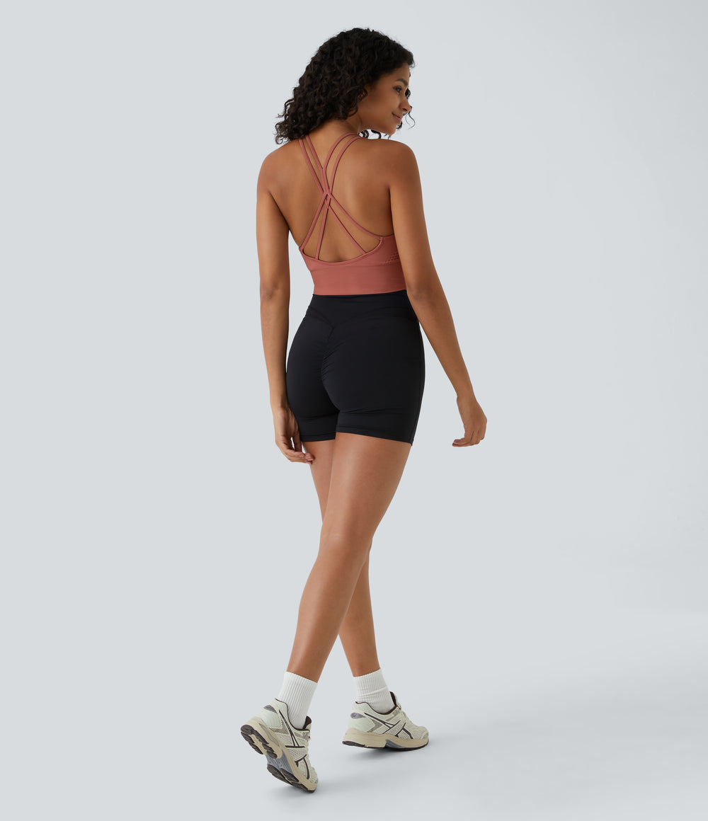 Poise Sports Bra — Lilac Blush