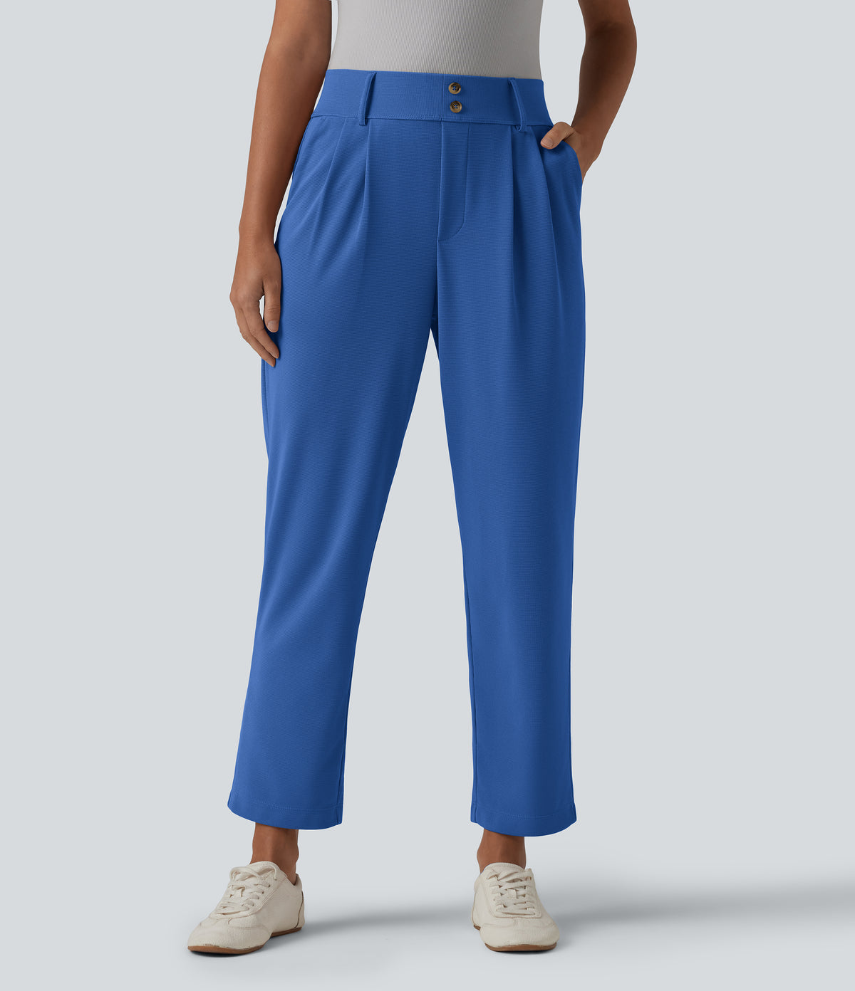 Naomi Pants — Deep Sapphire Blue