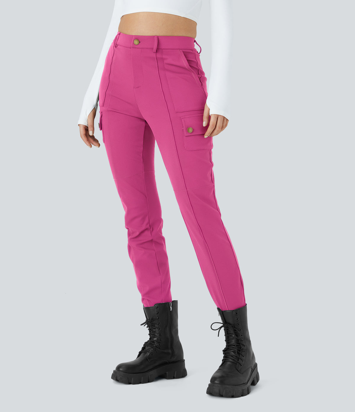 Cassia Pants — Raspberry Rose