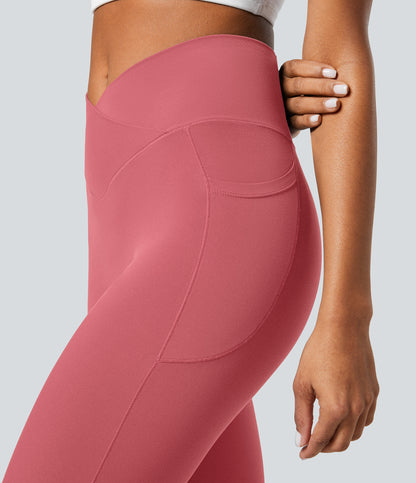 Petal Legging — Fedora Red Purple