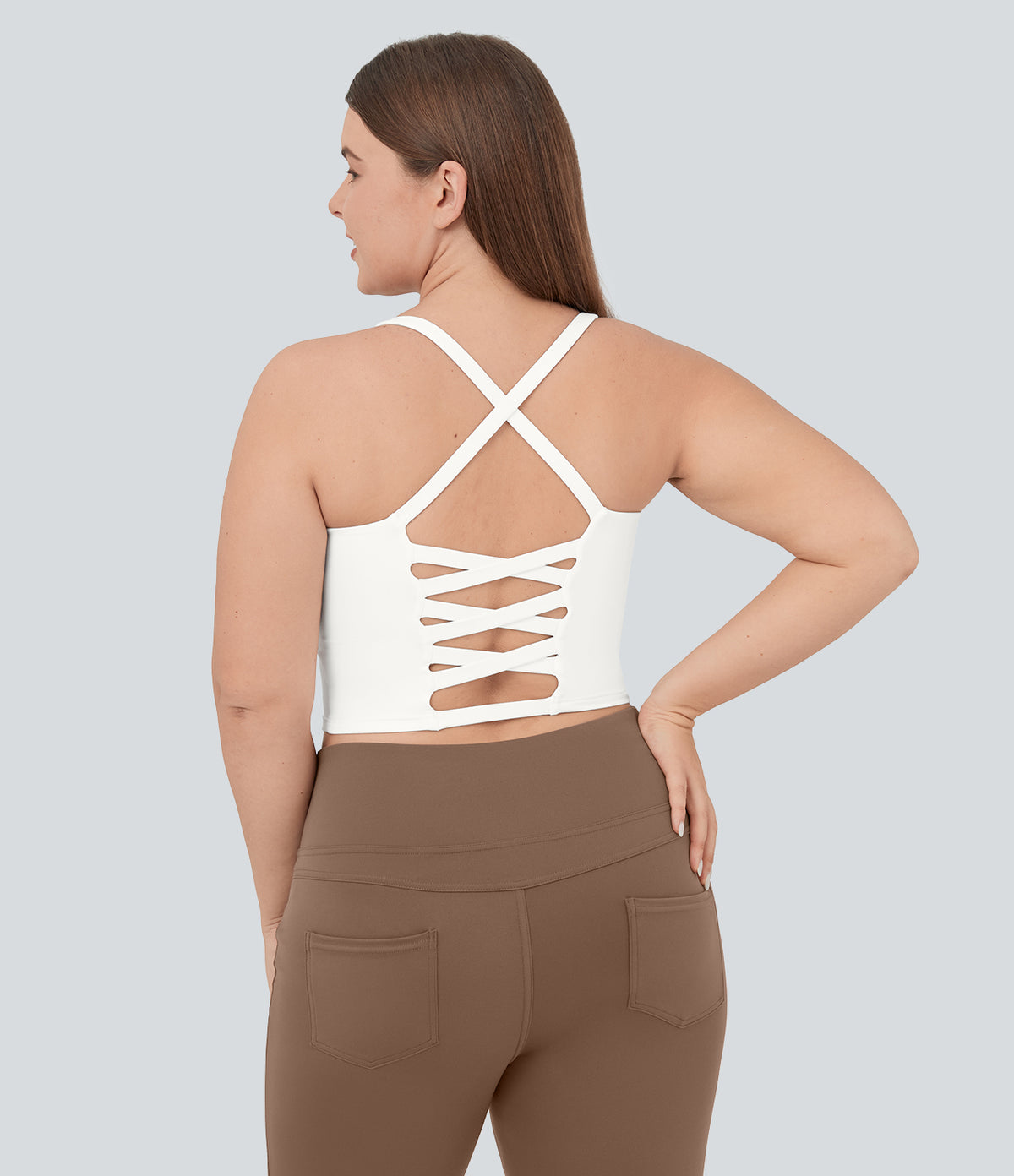 Nola Crop Top — Dry Rose