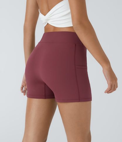 Hazel Biker Short — Cordovan