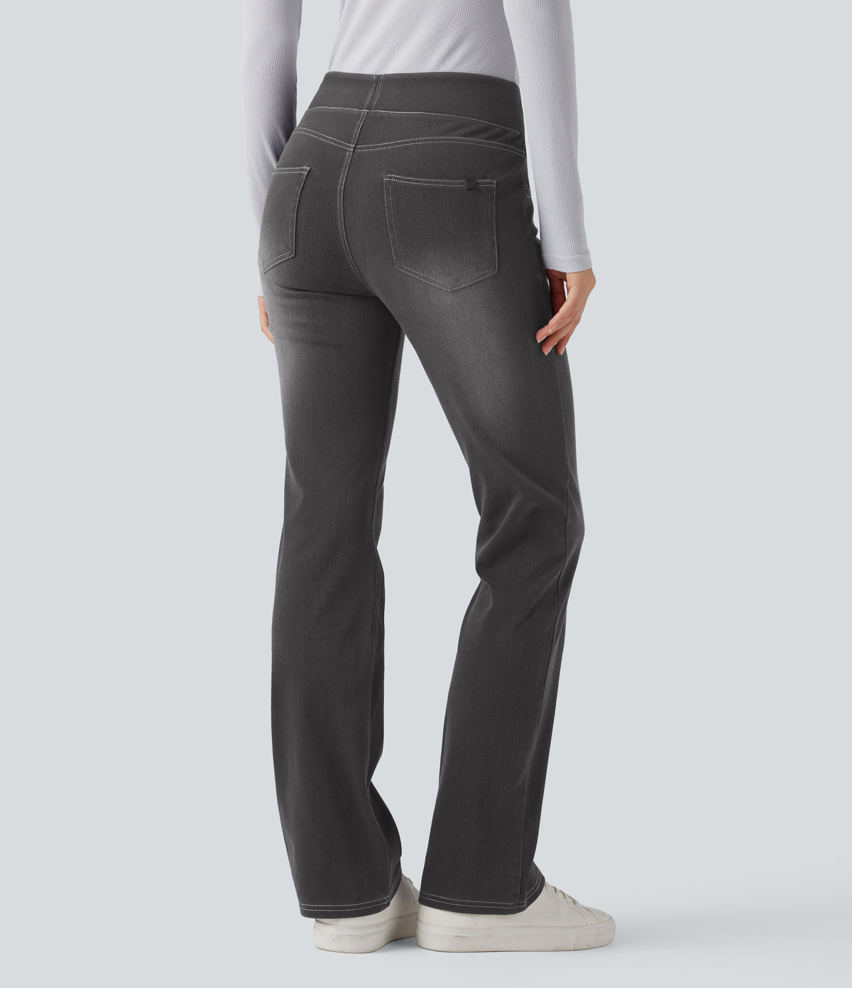 Felicity Jeans — Charcoal Black Denim
