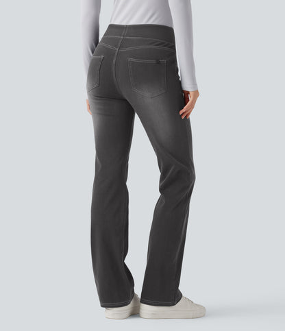 Felicity Jeans — Charcoal Black Denim