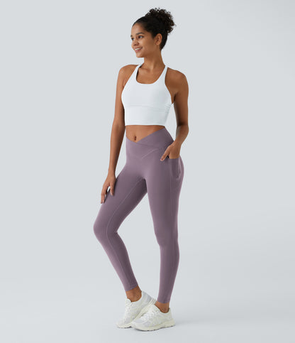 Petal Legging — Warm Mid Blue