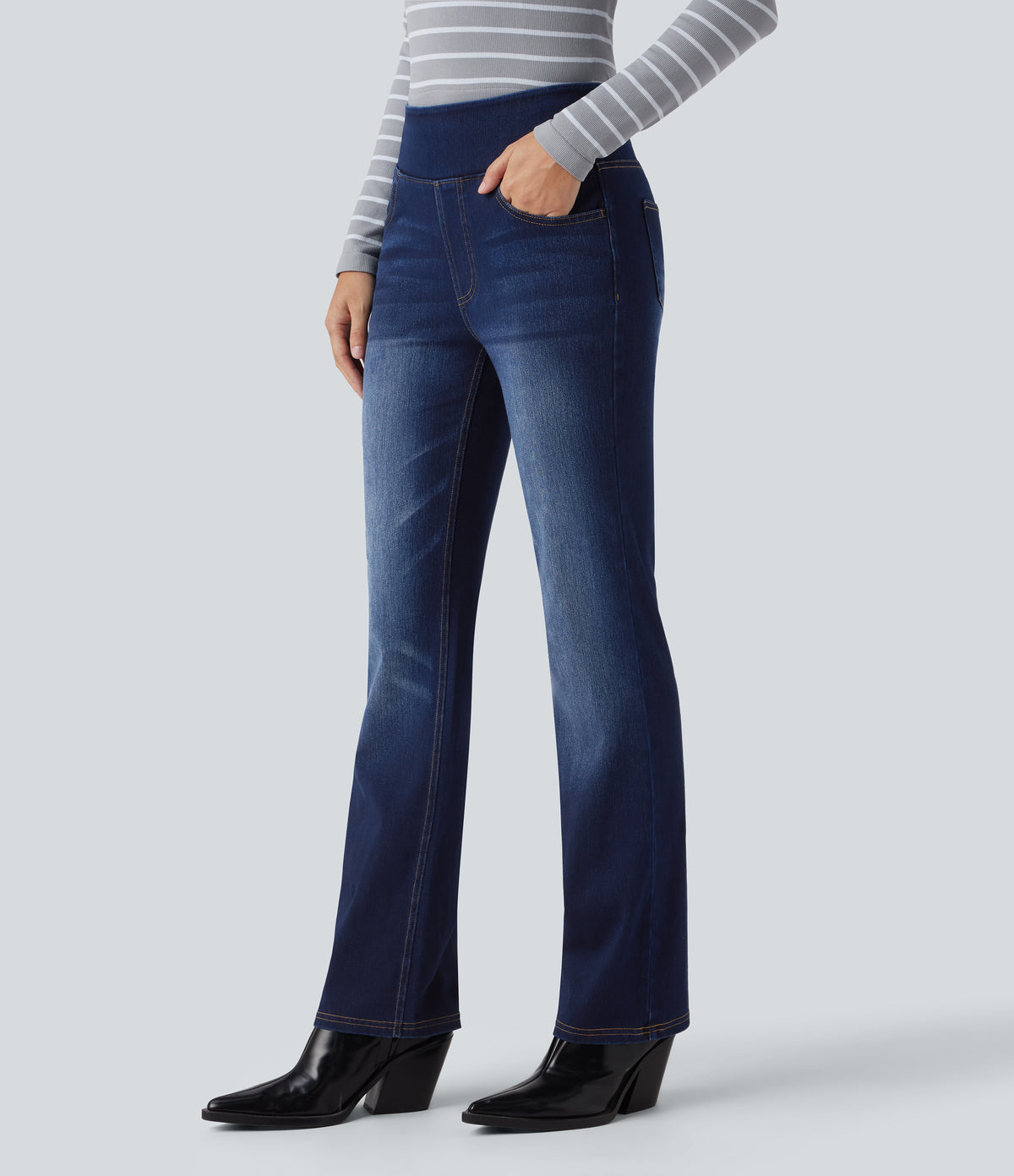 Felicity Jeans — Inkling  Blue Denim