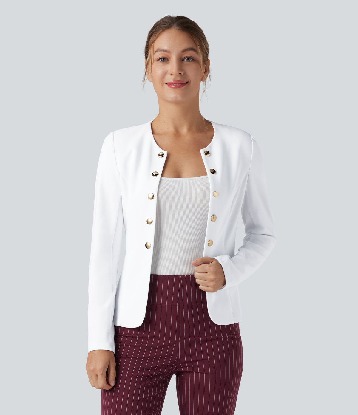 Faye Blazer — Frost White