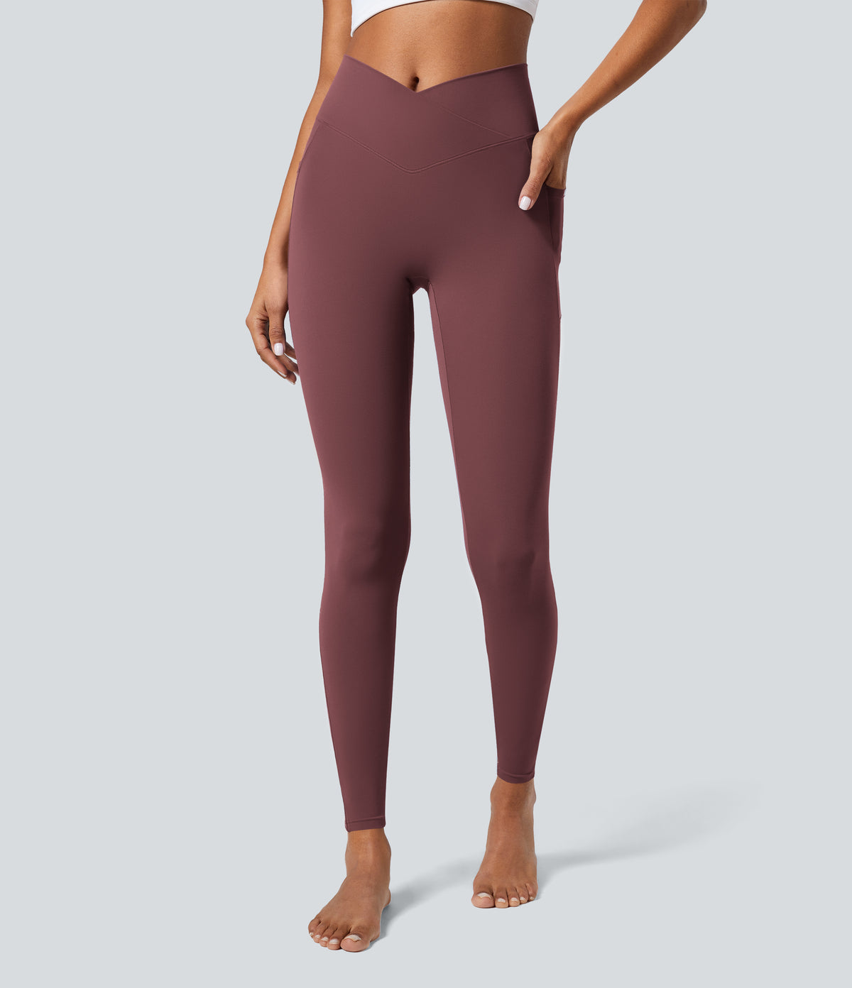 Petal Legging — Ume Purple