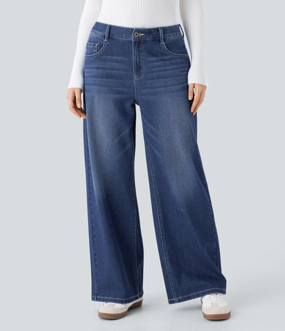 Moira Jeans — Paint Blue Denim