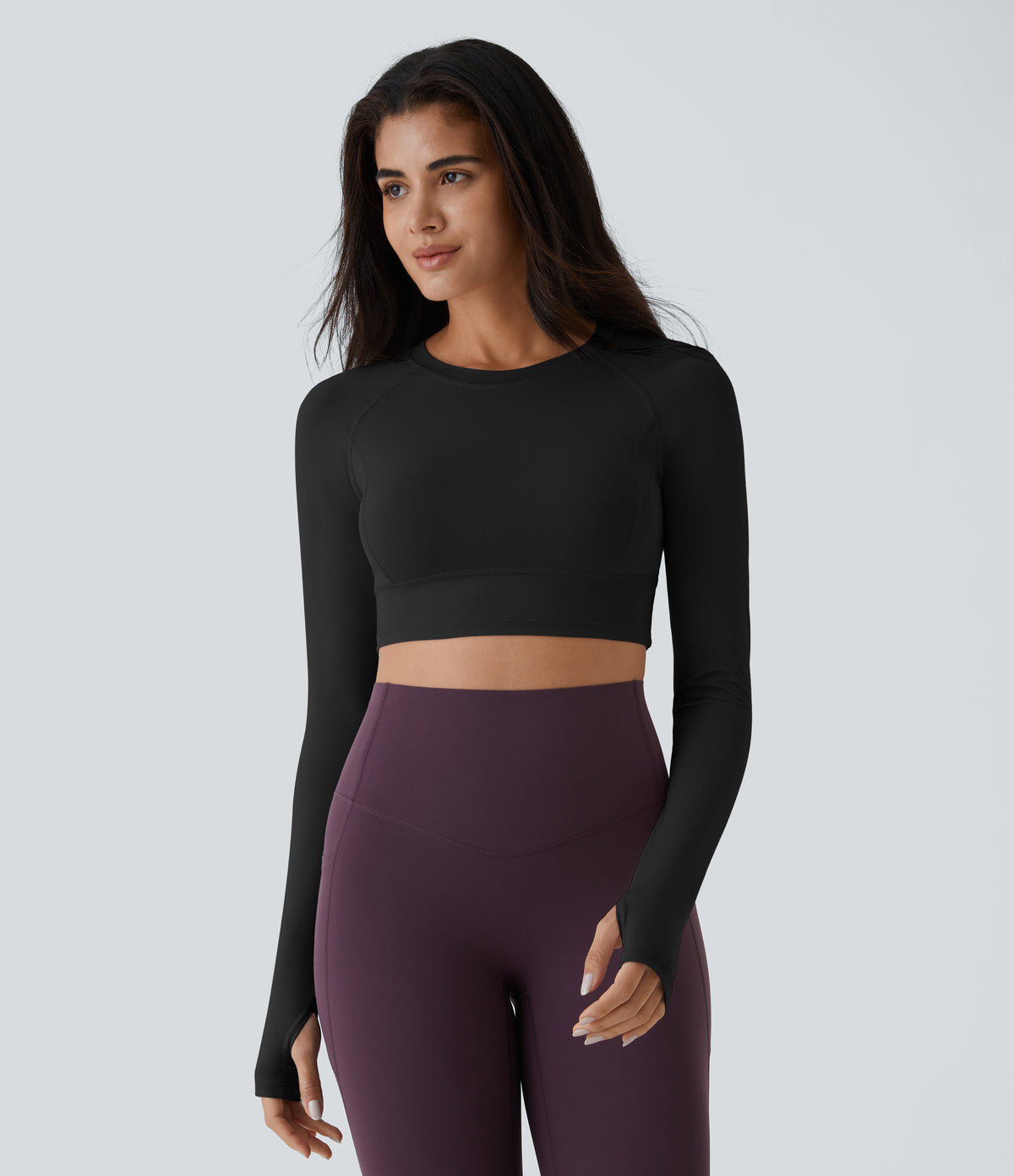 Sora Crop Top — Black