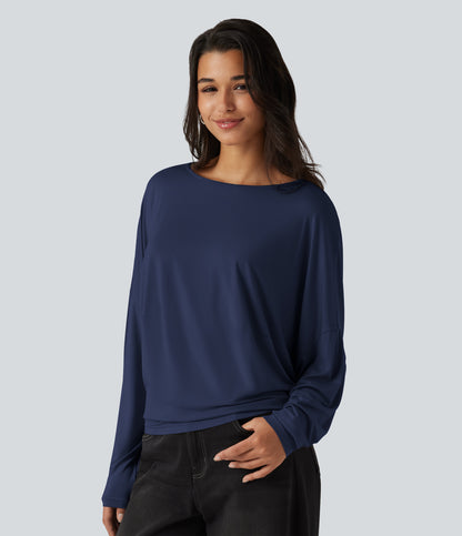 Roselle Long-Sleeve Top — Naval Academy