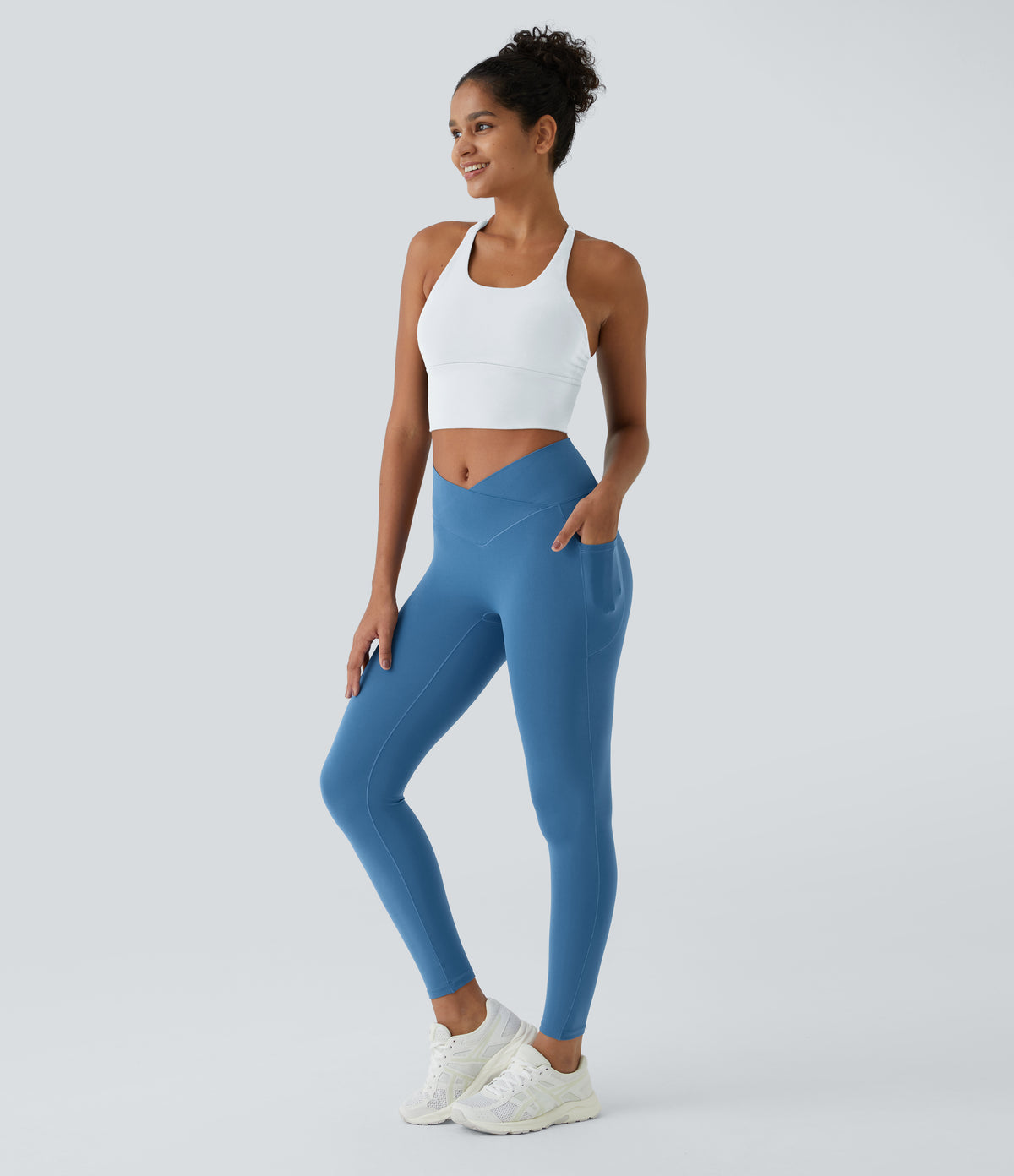 Petal Legging — Muted Brown