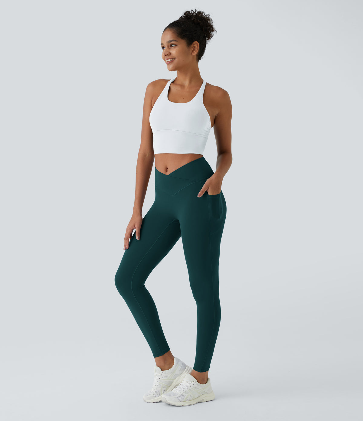 Petal Legging — Peacoat
