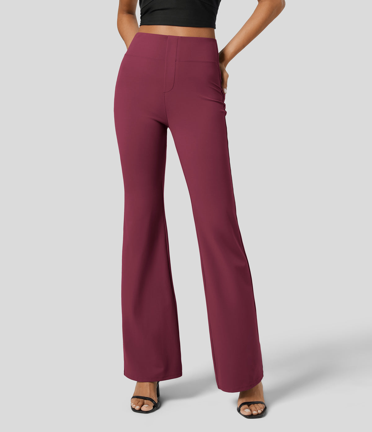 Delia Pants — Mauve Wine