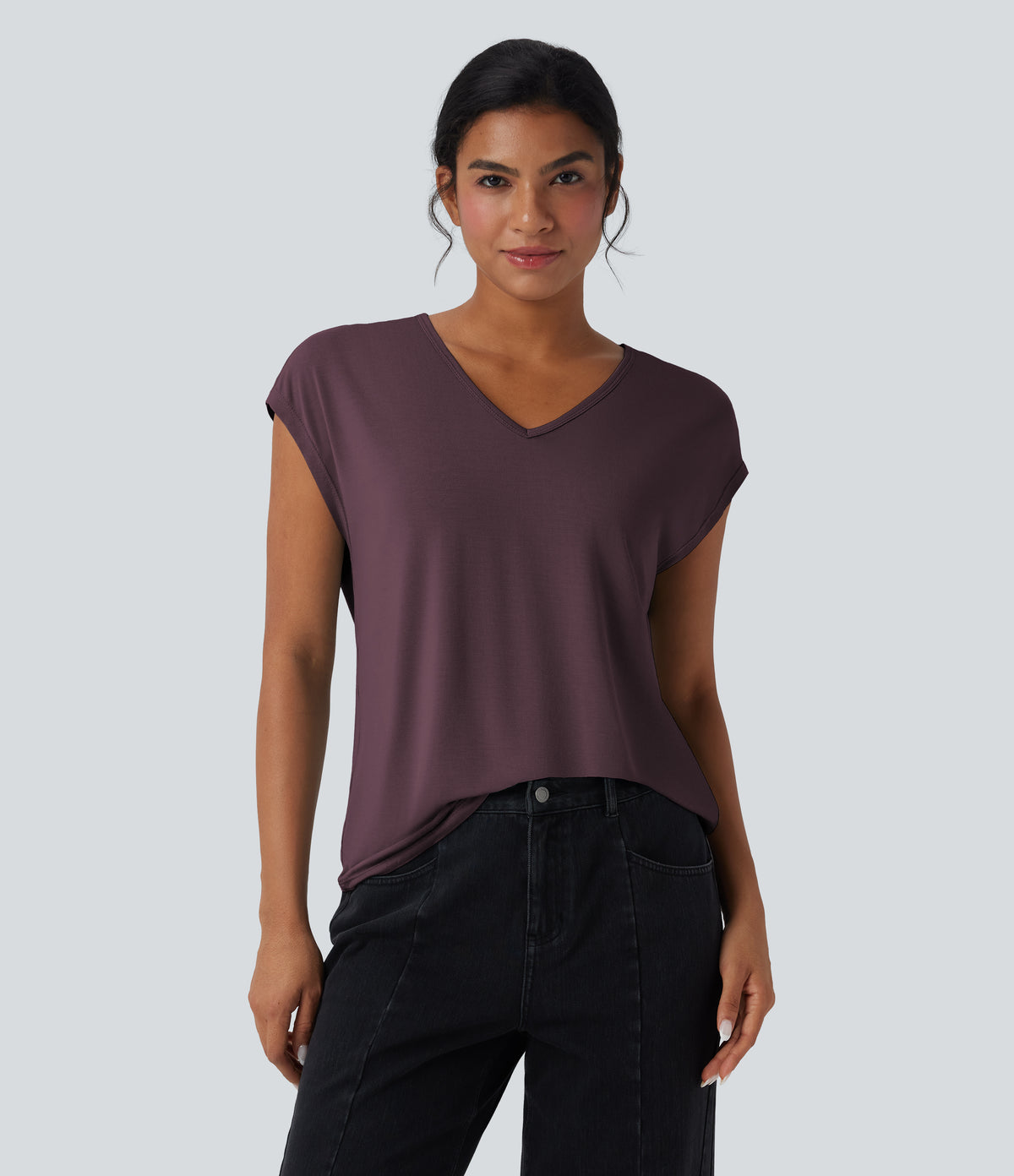 Oona T-Shirt — Maroon Banner